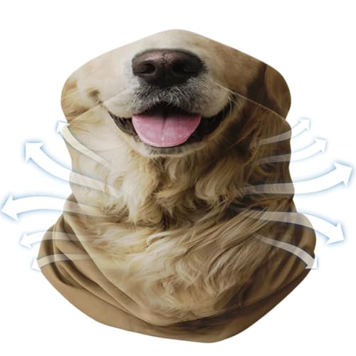 Gorro de esquí, funda para cabeza de ciclismo, divertida bufanda con cabeza de animal, accesorios de ciclismo, cubierta facial, esquí, pesca, snowboard, equitación, caza, perro, XL, Perro, XL