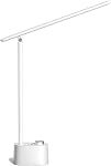 Lampe de bureau LED Honeywell Sunturalux™ HWT-H01 avec ports de chargement USB, lampe de table à intensité variable pour la maison, le bureau, le dortoir universitaire, la chambre, petite lumière de bureau lampe de lecture blanche