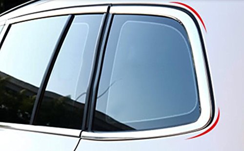 para Serie 2 Gran Tourer F46 2015-2019 Cromado Embellecedor Moldura de laterales en Vidrio Acero Inoxidable 12 piezas