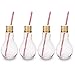 Produktbild CKB Ltd® Pack of 4 Edison Light Bulb Neuheit Gläsersets Trinkgläser mit Deckel und Trinkhalm Stroh 4 Gläser Set Ideal für Soft Getränke, Bier, Cocktails und Rum