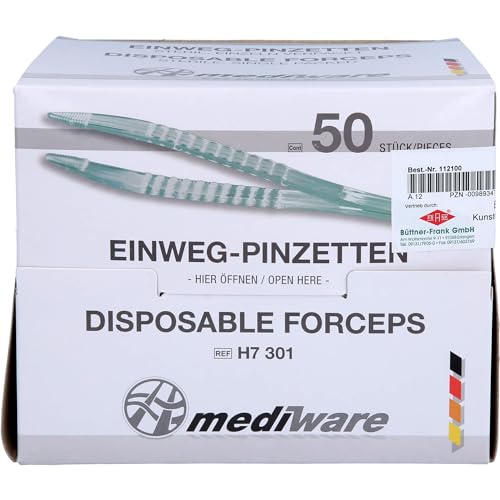 Pince à épiler jetable en plastique stérile accessoire de premiers soins paquet de 50