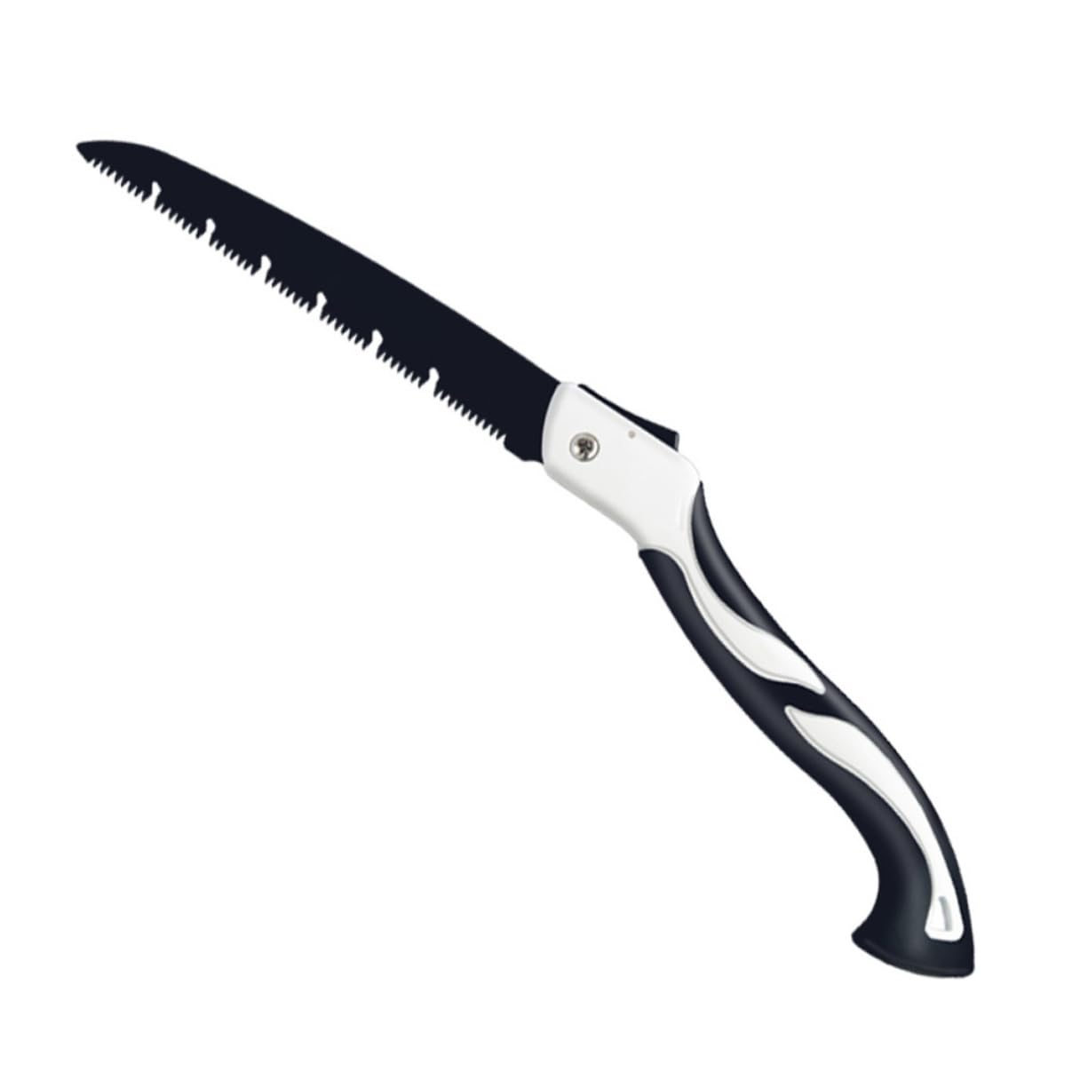 Mikikit Folding Hand Saw for Pruning and Trimming Trees Heavy Duty Blade with Ergonomic Handle for Comfortable Grip and Efficient Cutting Garden and Woodwork