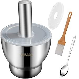 Locci Small Stainless Steel Mortar & Pestle