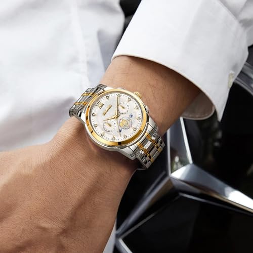 SKMEI Men's Luxury Analog Quartz Watches Waterproof Business Casual Mens Watches with Luminous Hands4