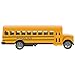 Uonlytech 2pcs Pull Back School Bus for Alloy Vehicle Models with Metal Build Realistic Design Lightweight for Indoor Outdoor Play Birthday for Boys