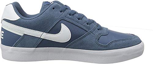 Nike Sb Delta Force Vulc, Zapatillas De Skateboard Hombre, Azul Thunderstorm White 401 , 44.5 Eu