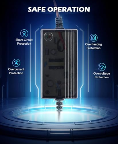 ARUSPRAY Store ARUSPRAY 12V 7Ah 1.7A DC Battery Charger for Car, - Image 5