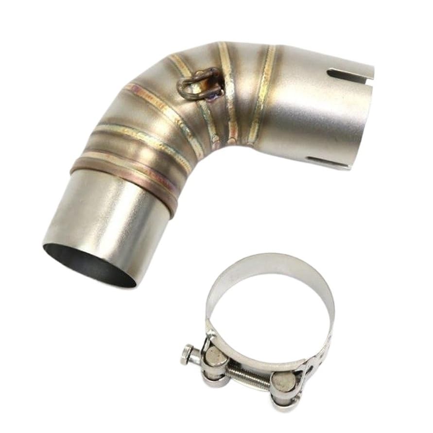 Silenciador de escape de 51mm con tubo de conexión medio para evitar pérdida de potencia
