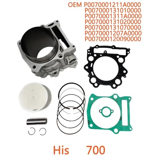 Kit cylindre et piston HS700cc résout perte compression Quad UTV Go Kart