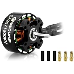 SEQURE 3625 Brushless Motor 1800KV Outrunner Motor 2-4S Outer Rotor Brushless Motor with 3.5mm Male Banana Connector for 1/10 RC Crawler Car
