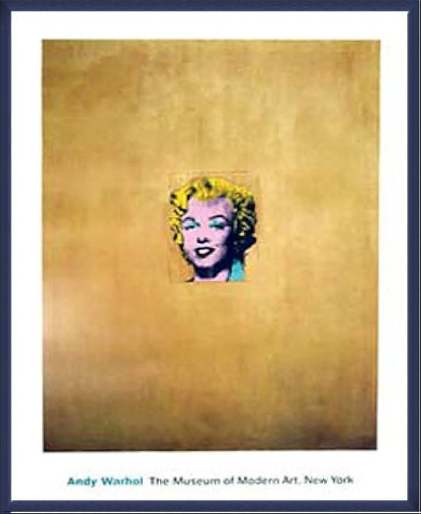 Amazon.co.jp: ポスター アンディ ウォーホル Gold Marilyn Monroe