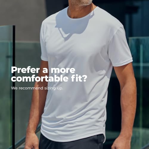 BYLT Performance Drop-Cut Men's T Shirt – Athletic Drop Cut Crewneck Tee – Moisture Wicking, Quick-Dry, Tapered Fit2