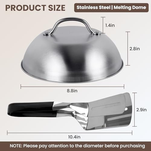 9” Tapa Dome para Parrilla Blackstone y Pinzas miniatura 7