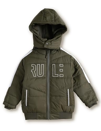 Image of Amazon Brand - Symbol Boys Boys Quilted Winter Jacket with Detachable Hood | Age 2-12 Years| Standard Length