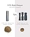 Joinvie External Adjustable Pepper Grinder — Heavy-Duty All-Metal Manual Mill for Fast, Precise Grinding and Clean, Effortless Seasoning (Deep Gray)