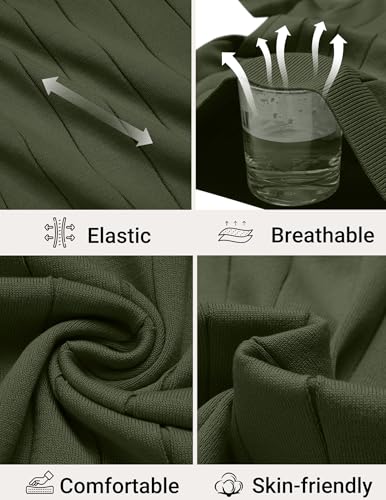 Image of COOFANDY Mens Polo Shirts Short Sleeve V Neck Knit Shirts for Men Casual Old Money Clothes Mens Golf Shirt
