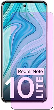 For Xiaomi Redmi Note 10 10T 10s Lite Pro Max Anti blue Purple Light Ray Eye Care Tempered Glass 9H Screen Protector Explosion-proof Film Toughened Guard (Note10 Pro (India),10 Packs)
