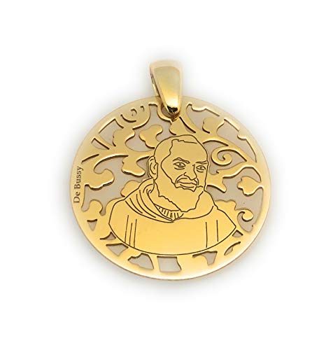 Médaille Père argent et or : le cadeau idéal avec nacre pour la fête des pères