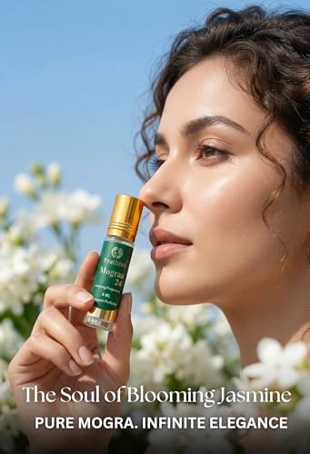 Image of Mograa Attar Roll-On Perfume Oil 8 ml | Alcohol Free | Long Lasting Rich Fragrance | Men & Women | Pocket Size Travel Friendly Roll On | Daily Wear (Pack of 2)