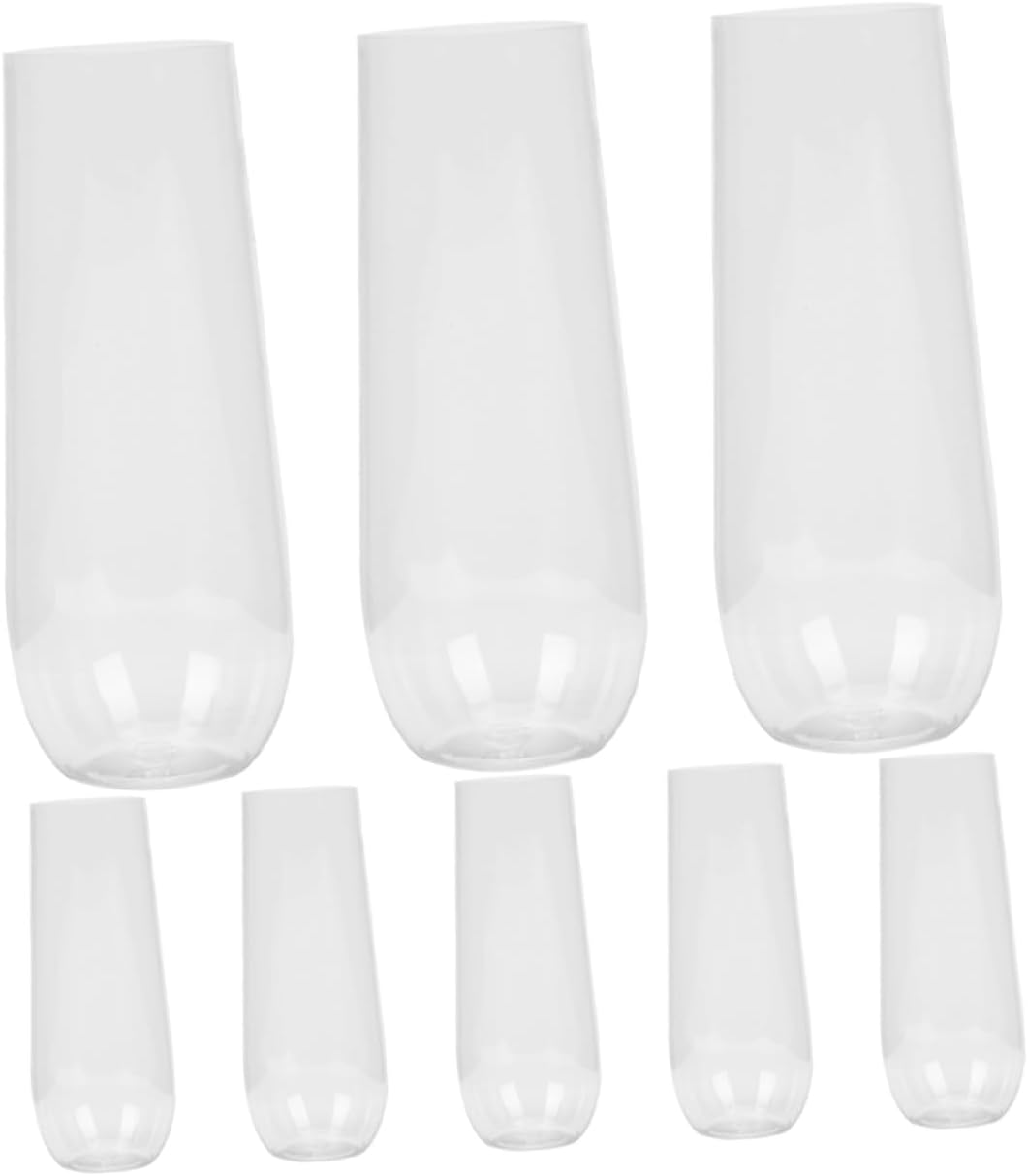 Alipis 40pcs Unbreakable Plastic Wine Cups Party Glasses for Weddings Events and Home Use Versatile Drinkware for Cocktails Juice