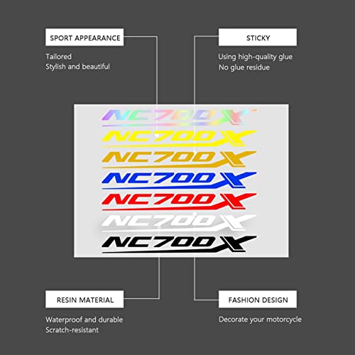 Decal Honda NC700X étanche pour masquer les rayures de carénage - 8