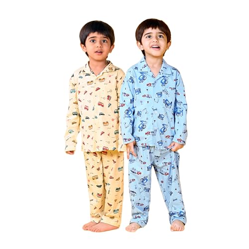 Image of Jam & Sugar Boys Cotton Printed Night Suit Set