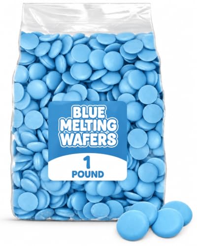 Baby Blue Candy Melts 1 LB, Blue Melting Wafers for Cake Pops & Dipping | christmas candy melts, dark chocolate melting wafers, holiday baking chocolate, candy melts for christmas