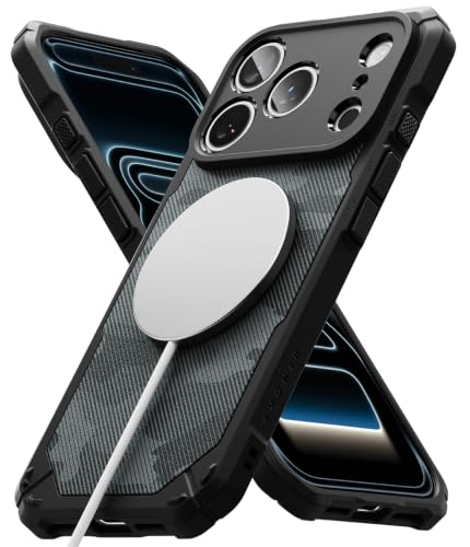 Ringke for iPhone 18 Pro Max Case [Rugged Gear Magnetic Camo Black]
