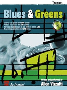 Paperback BLUES & GREENS TROMPETTE +CD [German] Book