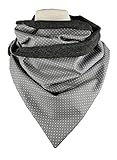  Loop Punkte grau Jersey Baumwolle