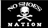 FLAGBURG No Shoes Nation Flag 2x3FT,Halloween Vivid Color and Fade Proof,Polyester with Brass Gromme
