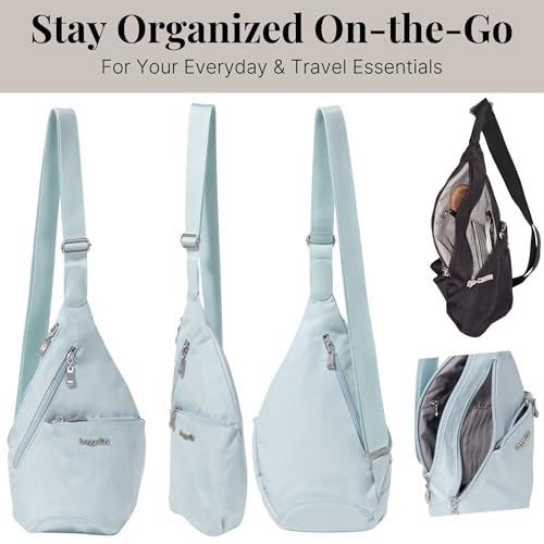 Image of Baggallini Mini Sling - 12x7 Sling Crossbody Bag Backpack with Adjustable Shoulder Strap