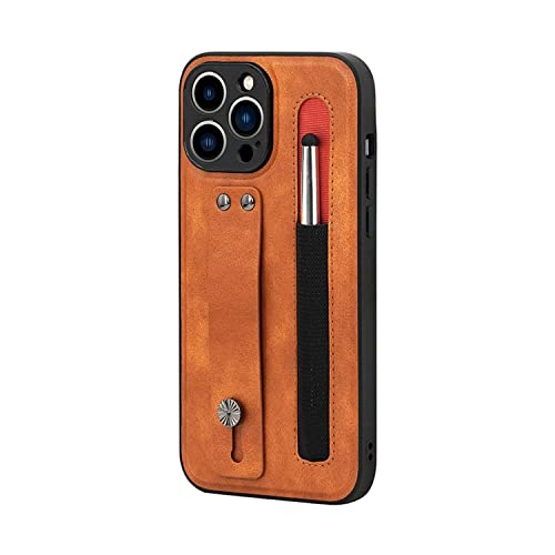 Coque iPhone 13 Pro König Design marron de qualité premium et chic