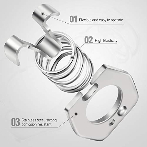 4 Pieces Water Heater Cam Lock Metal Water Heater Door Latch RV Camper