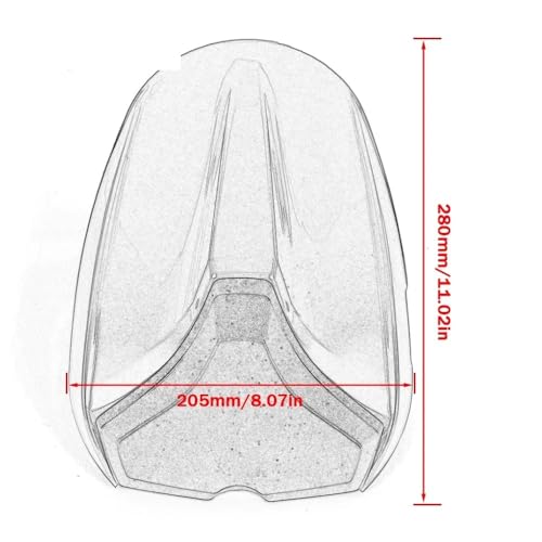Capot de selle arrière GSX-S750 aérodynamique en ABS injecté - 7