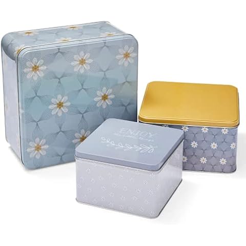 Cook Smart Lot de 3 boîtes à gâteaux Cover