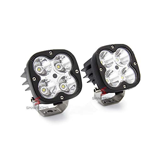 Garanzia Smartbomb 2 Faretti supplementari profondità LED 60w IP67 luce moto addizionale bianca
