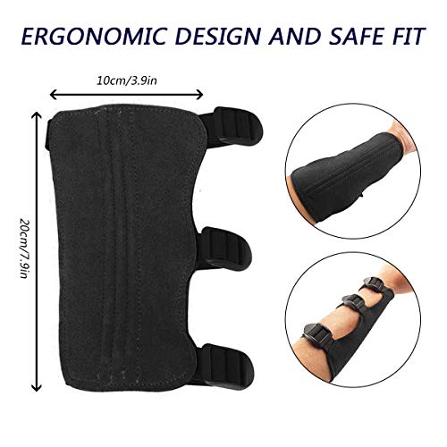 Mural Wall Art Archery Protective Arm Guards,Archery Bracer,Archery Forearm Protector with 3 Adjustable Strap Buckles,Bow Armguard for Hunting/Competitive Archery/Beginner