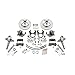 1937-48 Fits Ford Spindle Disc Brake Kit 5 on 4-3/4, Metric, w/Spindle
