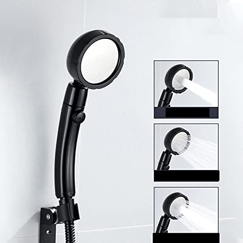 Robinetterie de baignoire noire à bec pivotant pour un gain d'espace et douche facile