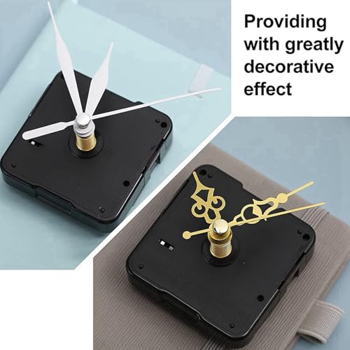 Mécanisme de mouvement d'horloge à quartz avec 7 paires d'aiguilles pour horloge murale bricolage - 3