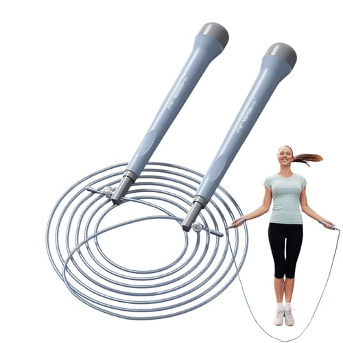 Cuerda de salto ajustable, cuerda de salto para niños, Omitir el fitness de cable Fitness Jump Ropes, Cordón de acondicionamiento físico de mango ergonómico, cable de salto para el parque de gimnasio
