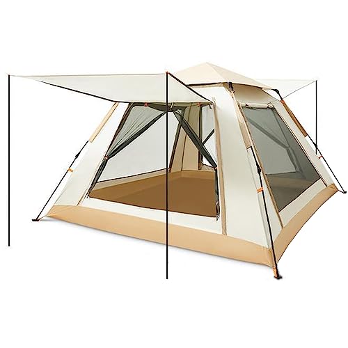 Carpa para camping 3-5 personas pop up gris miniatura 1