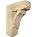 Ekena Millwork BKT06X20X24LEC04RDF Legacy Craftsman Bracket, 20"D x 24"H, Rough Sawn Douglas Fir