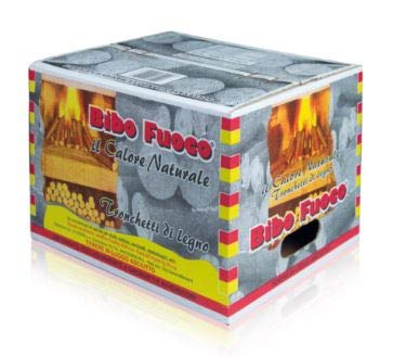 Tronchetti di legno bibo fuoco per stufe e