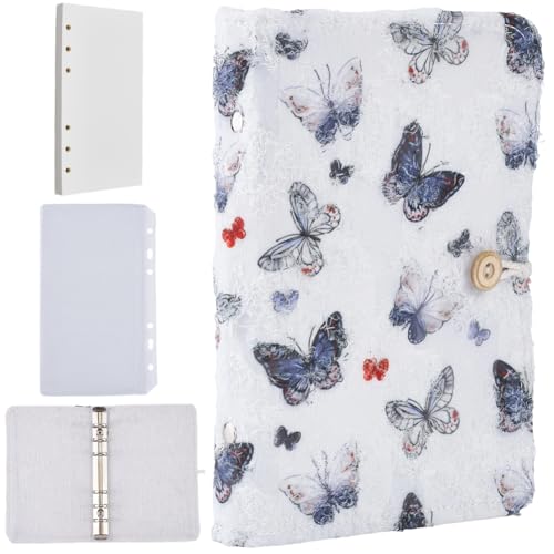 Organiseur budget A6 CRASPIRE avec 90 feuilles mobiles et pochette de rangement