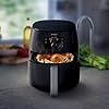 Philips Viva Assortment Airfryer XXL with Fats Removing Era, 2225W, Further Massive Dimension For Complete Circle of relatives - HD9650/99, 1.4 KG Capability, 2225 Watt, Black - Image 3