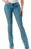 Grace in LA Easy Fit Boot Cut Denim Jeans Blue EB61731