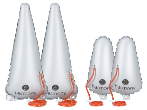Harmony Gear Micro Flotation Set | Float Bags for Kayaks | Silver | Two Bow and Stern Bags | Universal Fit - 8-10 Foot Kayaks by Harmony - Used condition - US$78.07