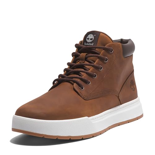 Timberland Men's Maple Grove Leather Chukka, Medium Brown, 12 Medium